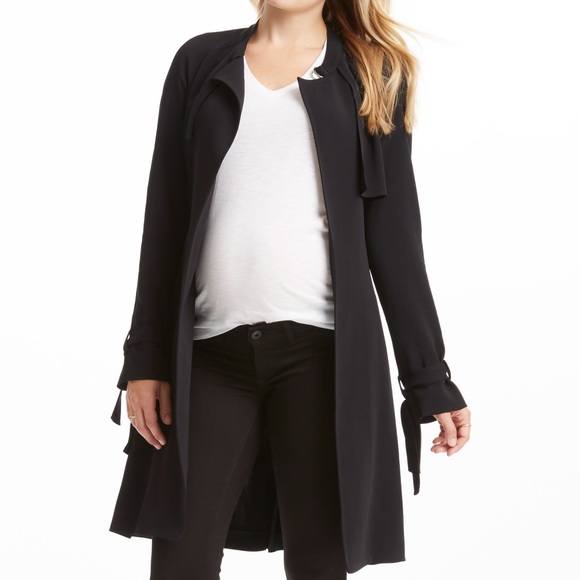 ✨HP!✨NWT Maternity-Friendly A.L.C. Trench Coat - Picture 4 of 8